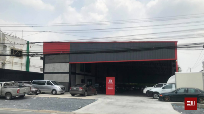 ออกแบบ พร้อมสร้าง โรงจอดรถ bigauto โดย easy warehouse